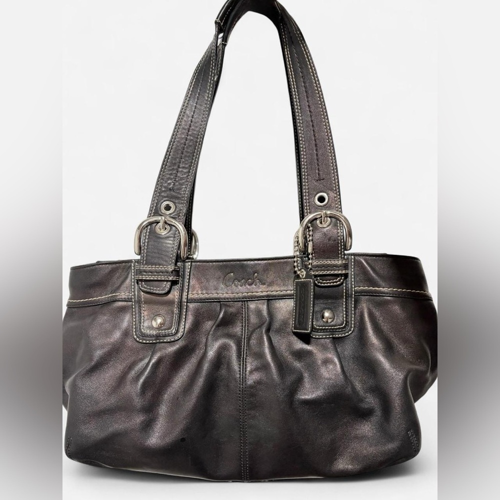 SOLD‼️‼️‼️ Coach Soho Pleated Leather Shoulder Bag